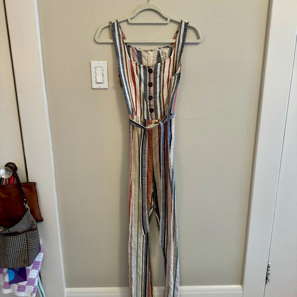 Striped Jumpsuit